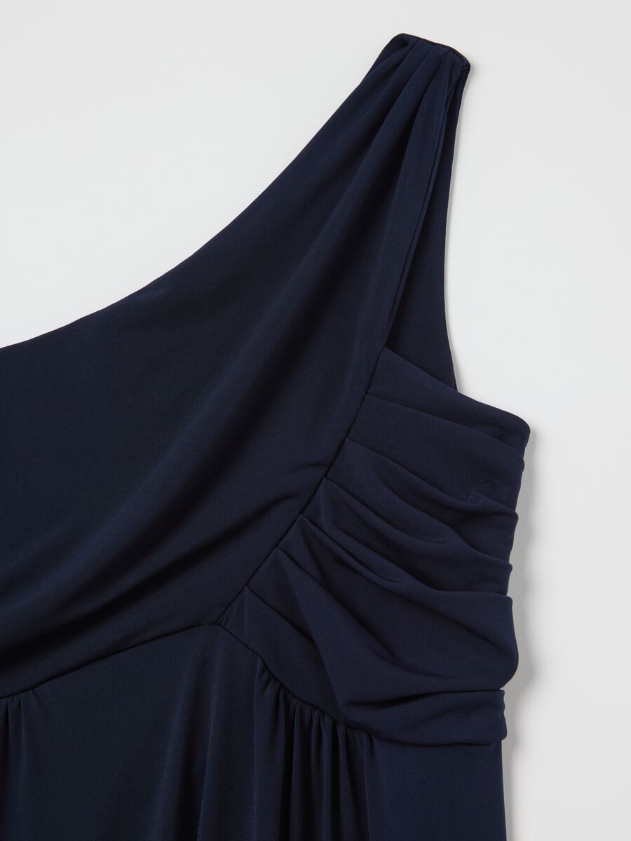 Long asymmetric maternity dress_5