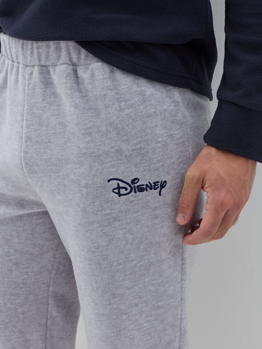 Fleece pyjamas with embroidered Mickey Mouse_2