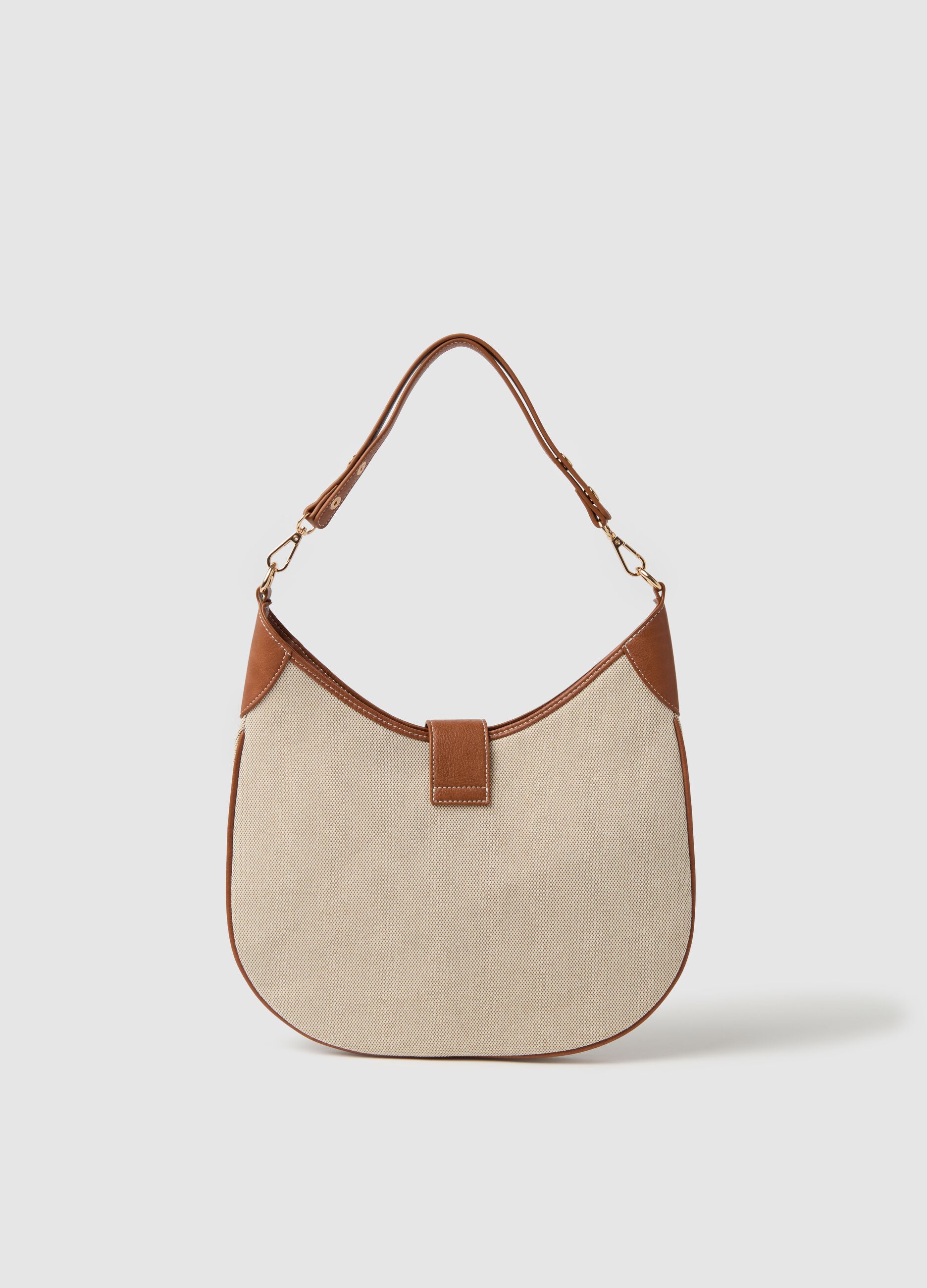 Borsa hobo in canvas
