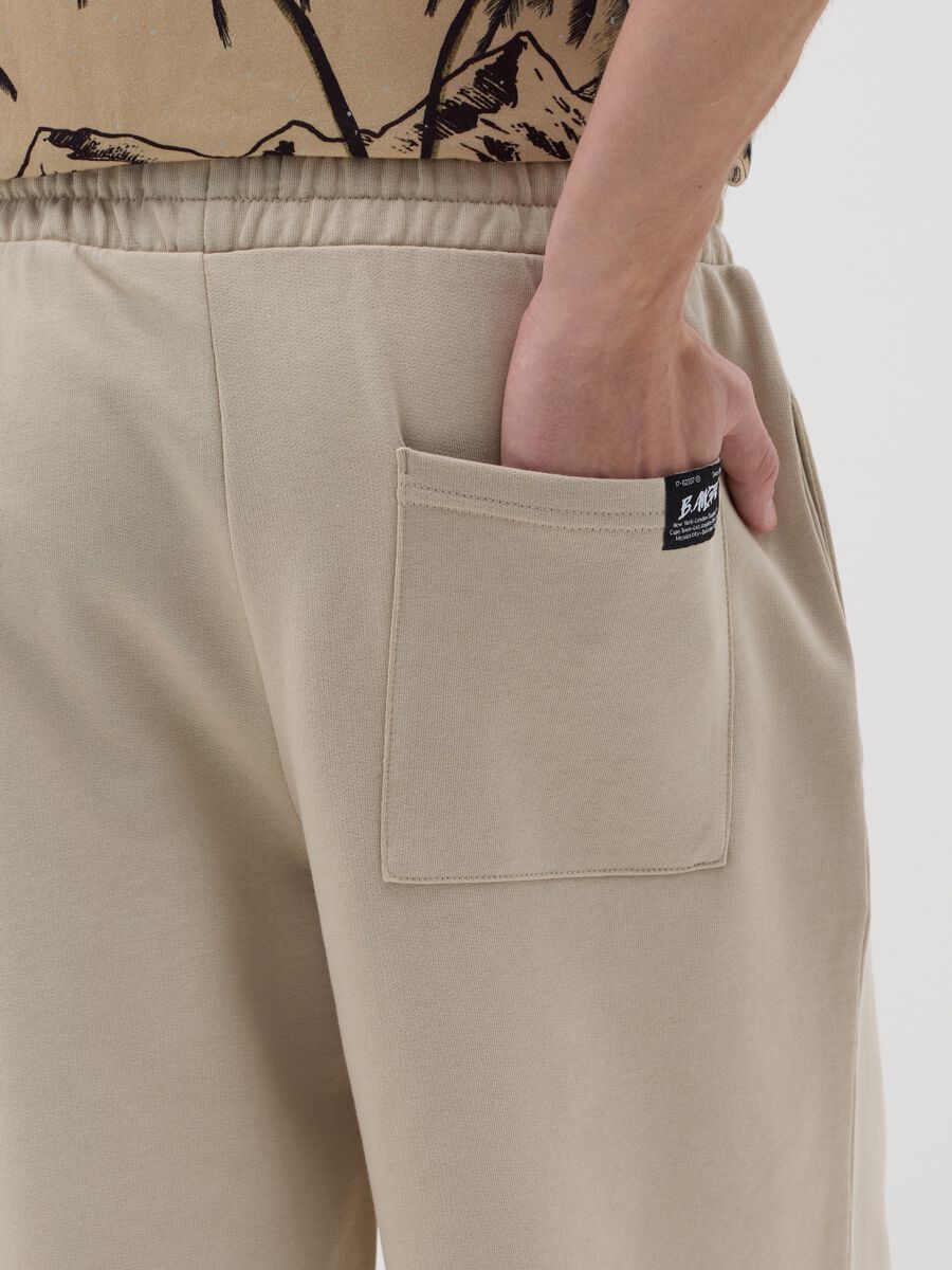 Beige pure cotton Bermuda shorts by B.Angel_3