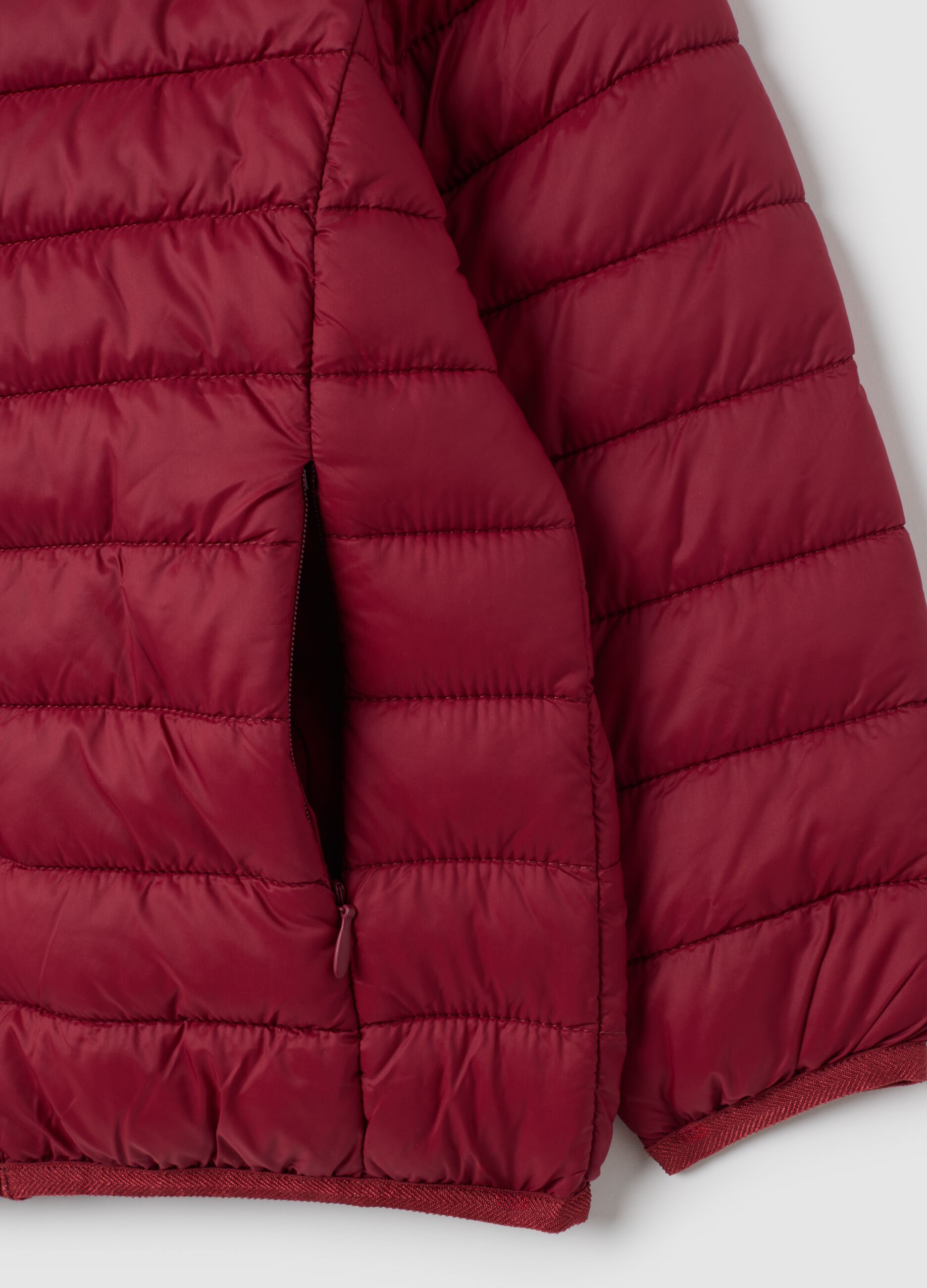 Child's red mixed waterproof regular fit jacket