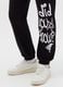 Fleece joggers with print_2