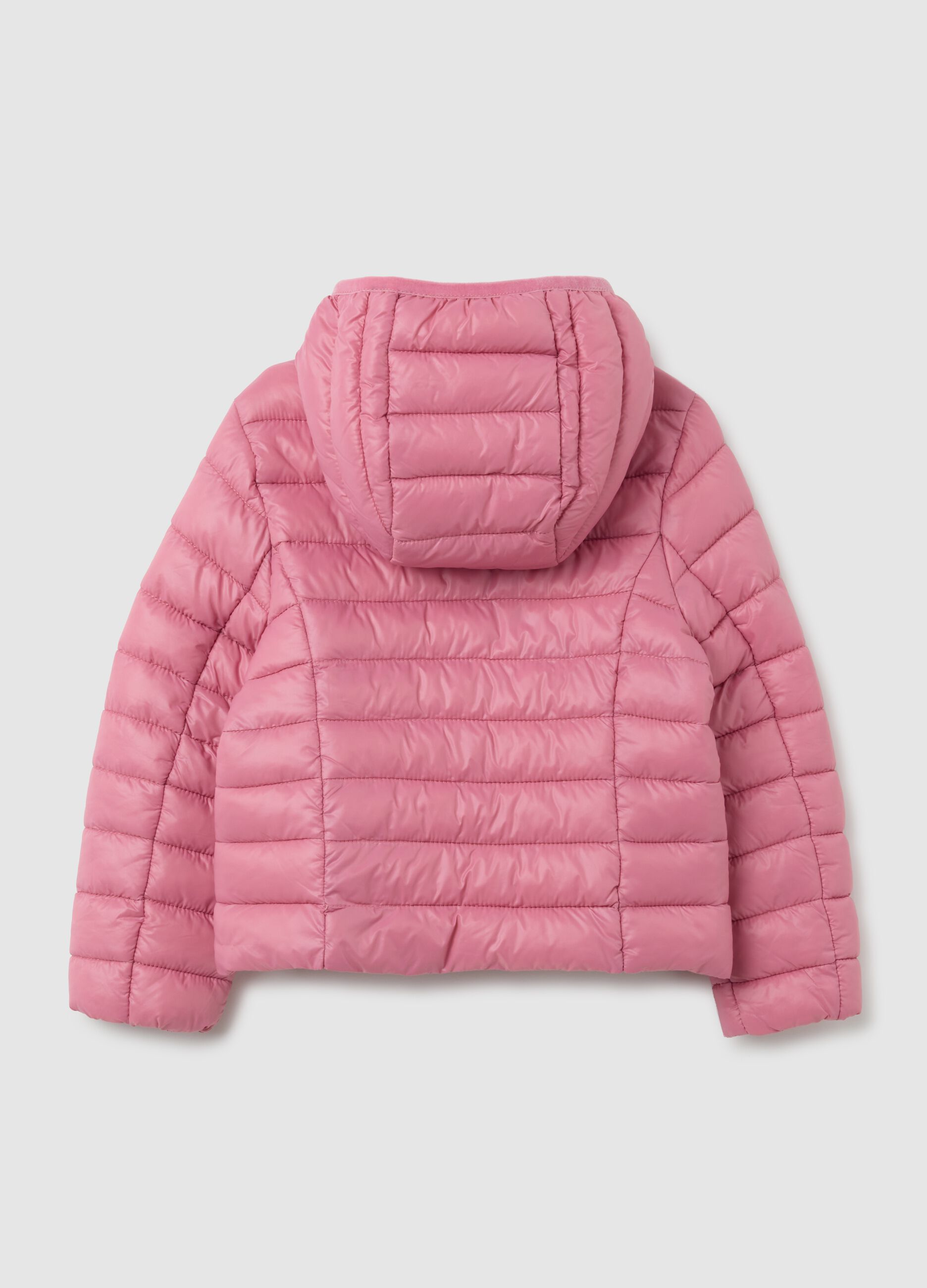 Giacca da bambina rosa imbottita regular fit