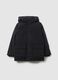 Giubbotto nero imbottito con cappuccio da ragazzo regular fit_3