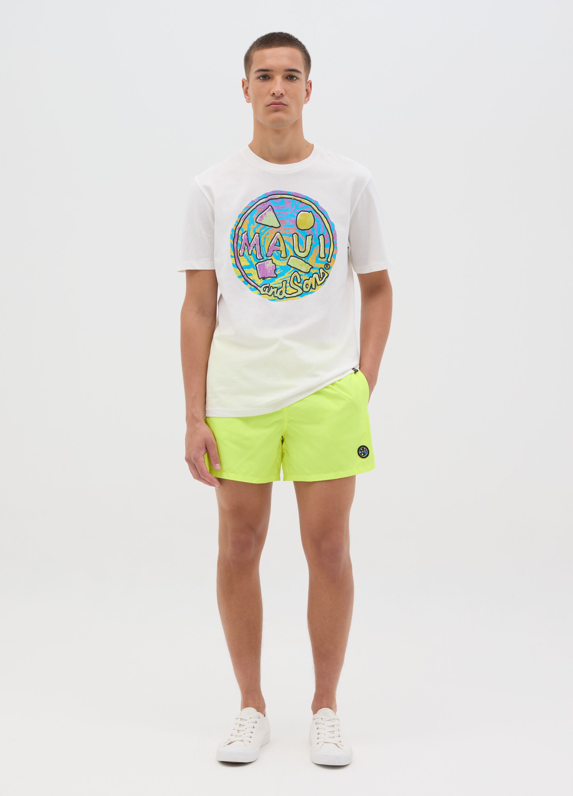 Maui Yellow Beach Shorts