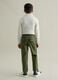 Stretch cotton cargo trousers_1