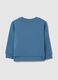 Children's sweatshirt in pure cotton blue with regular fit_1