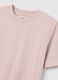 Regular fit pink T-shirt in pure Italian cotton_5
