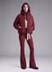 Red padded jacket with zip and high neck ALTAVIA STUDIO_0