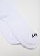 White Stretch Cotton Blend Sports Socks Tripack_2