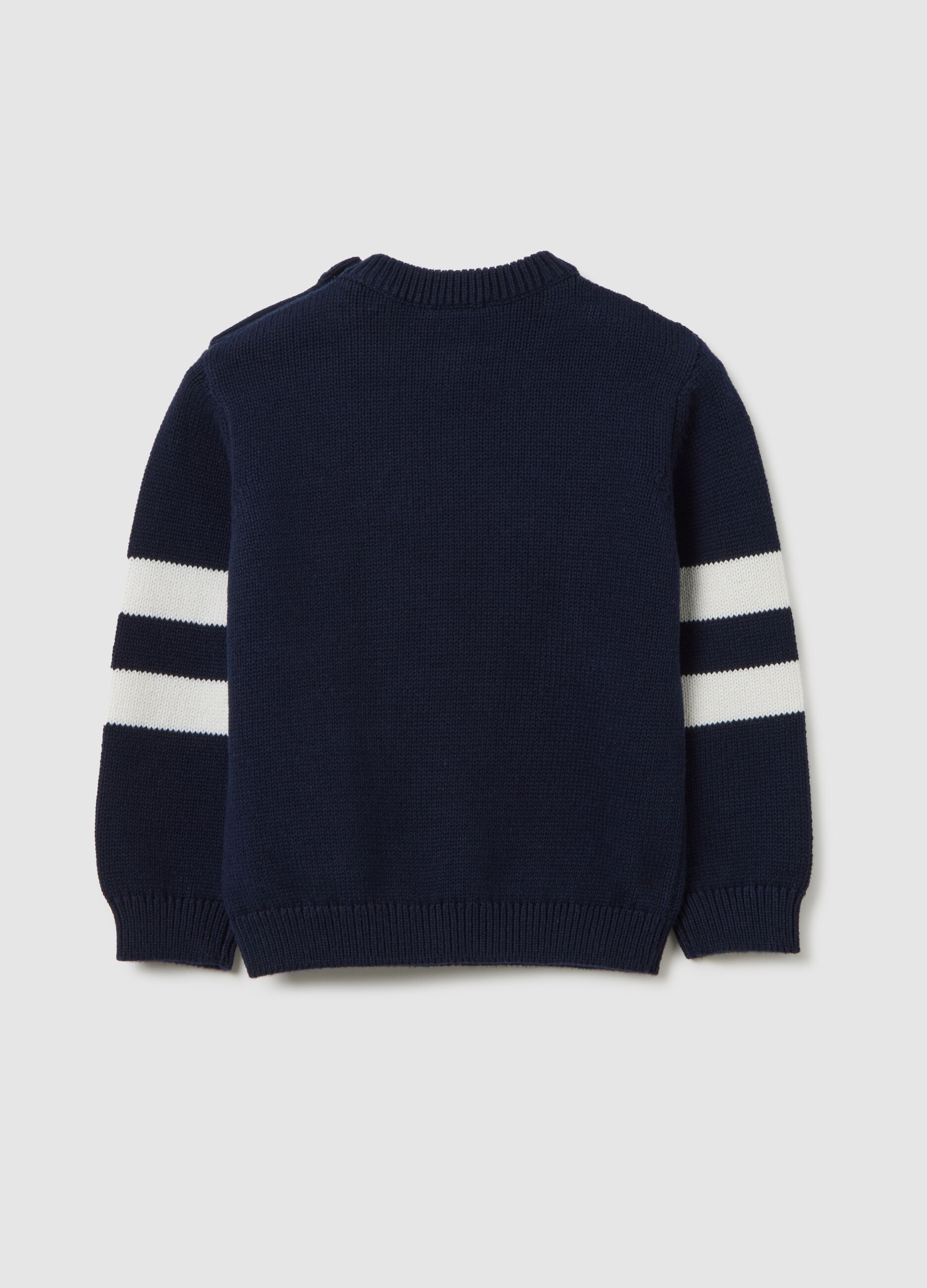 Children's multicolour regular fit pure cotton sweater