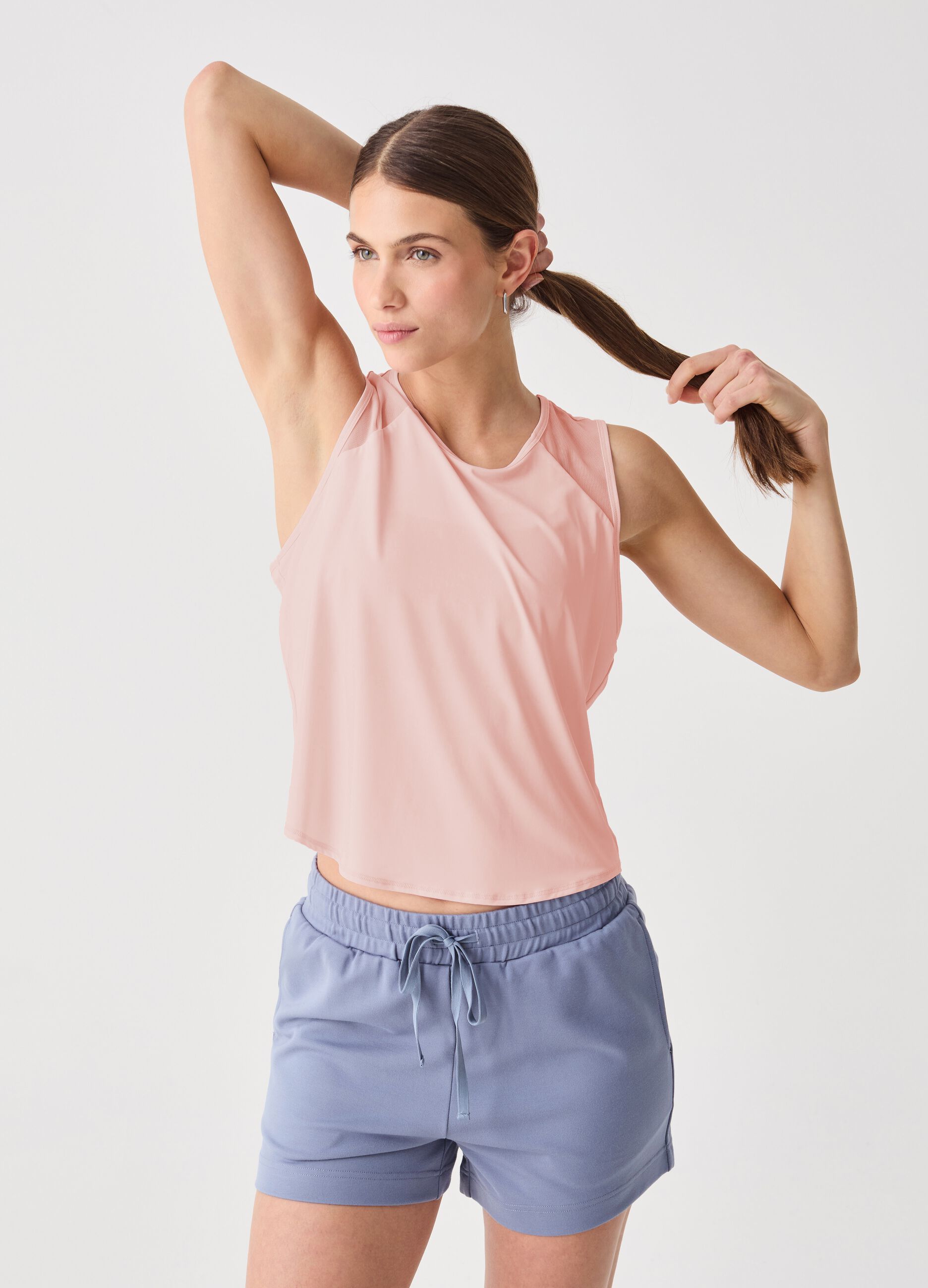 Tank top con inserti in mesh ALTAVIA STUDIO