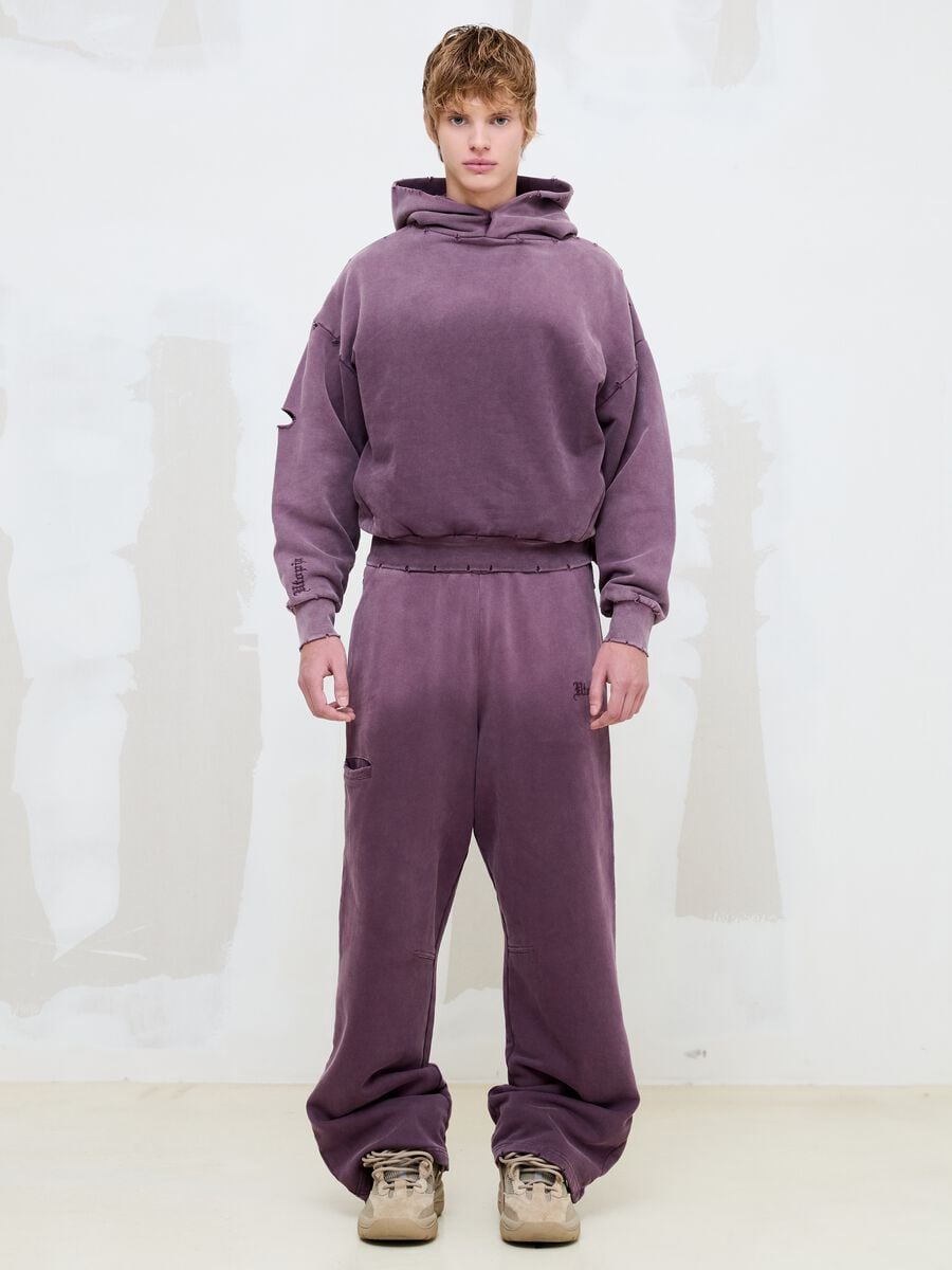 Sweatpants Sunfaded Burgundy_1
