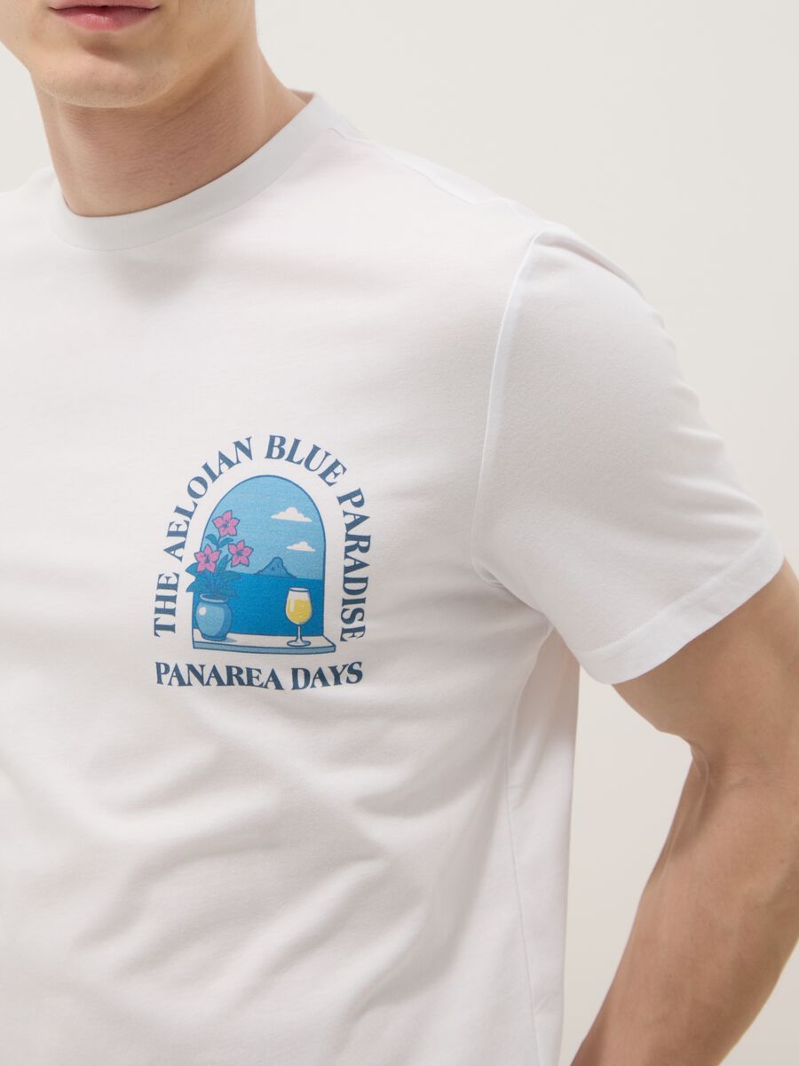 White short-sleeve pure cotton regular-fit T-shirt_3