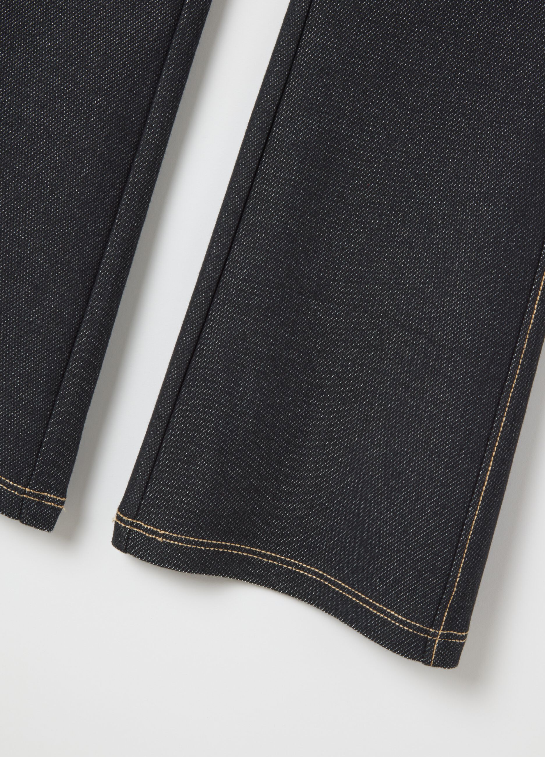 Leggings da bambina in misto cotone denim skinny