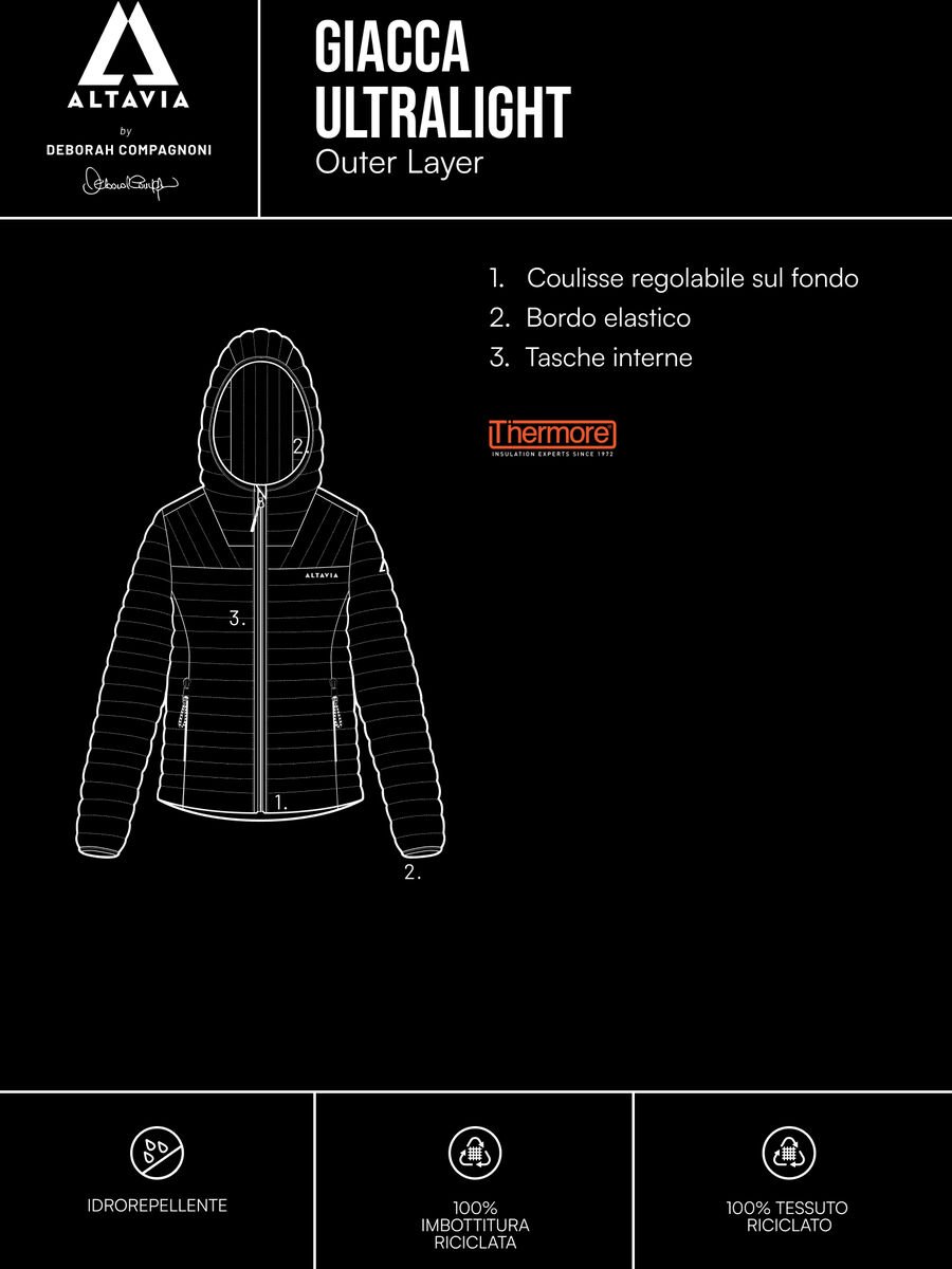 Altavia by Deborah Compagnoni ultralight jacket with hood_2