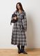 Multicolour Check Long Dress in Pure Cotton Regular Fit_0
