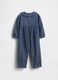 Blue denim baby romper_1