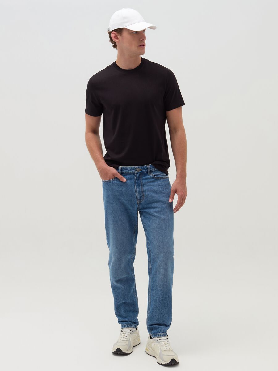 Jeans relaxed fit cinque tasche_0