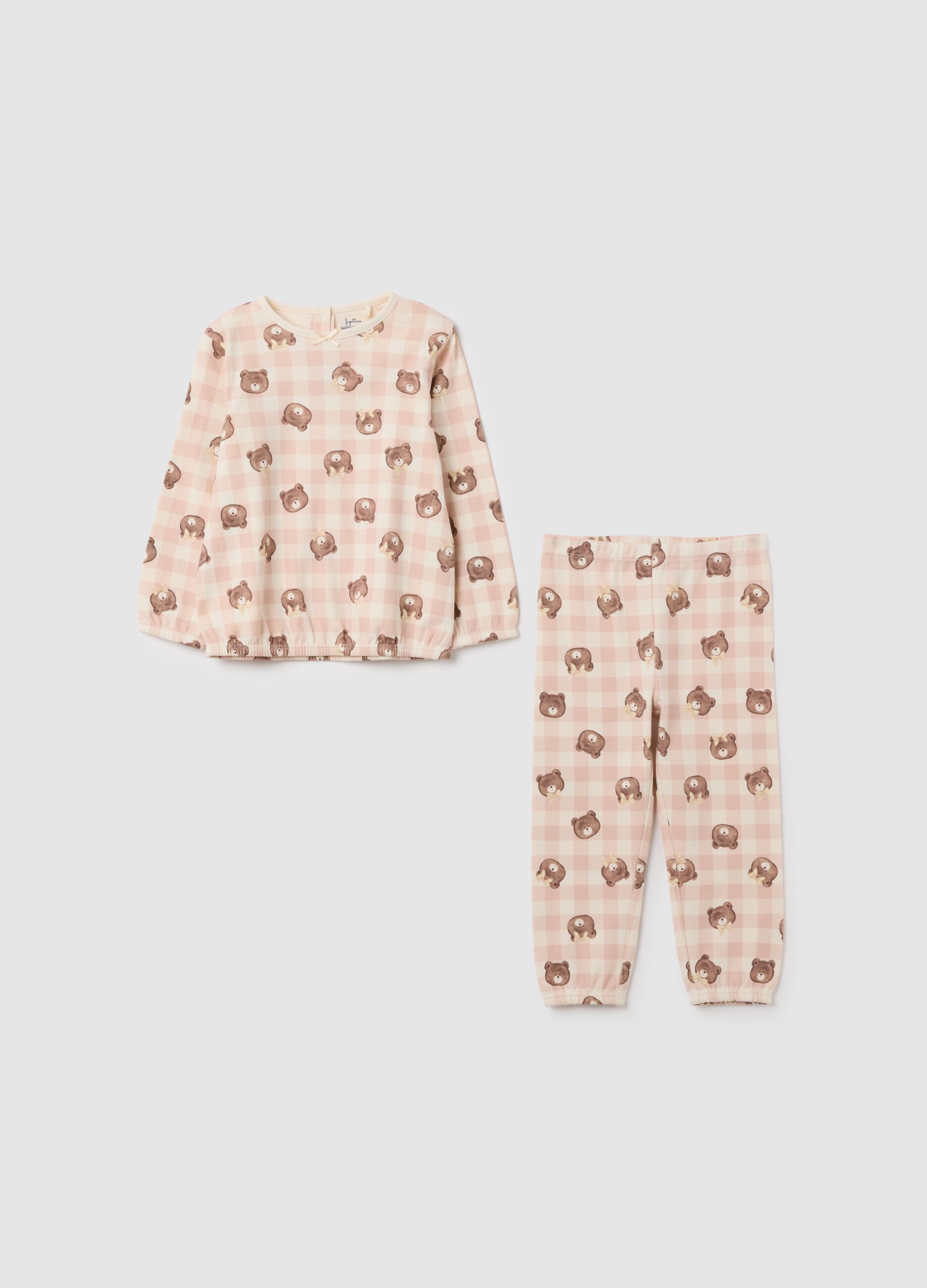 Multicolour regular fit pure cotton girls pyjamas