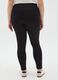 Black Cotton Blend Skinny Leggings_2