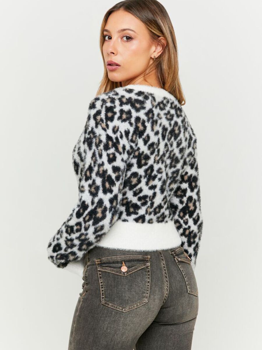 Cropped sweatshirt with pattern_1