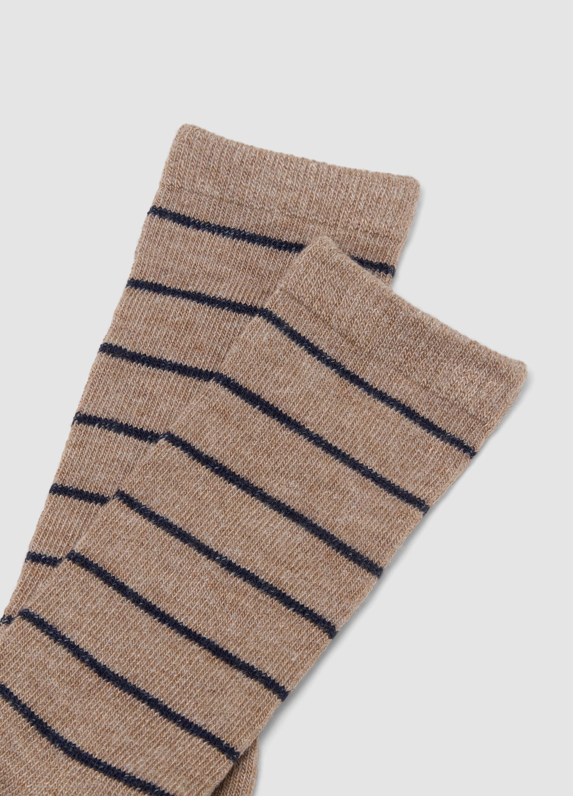3-Pack of Multicolour Long Socks in Stretch Fabric