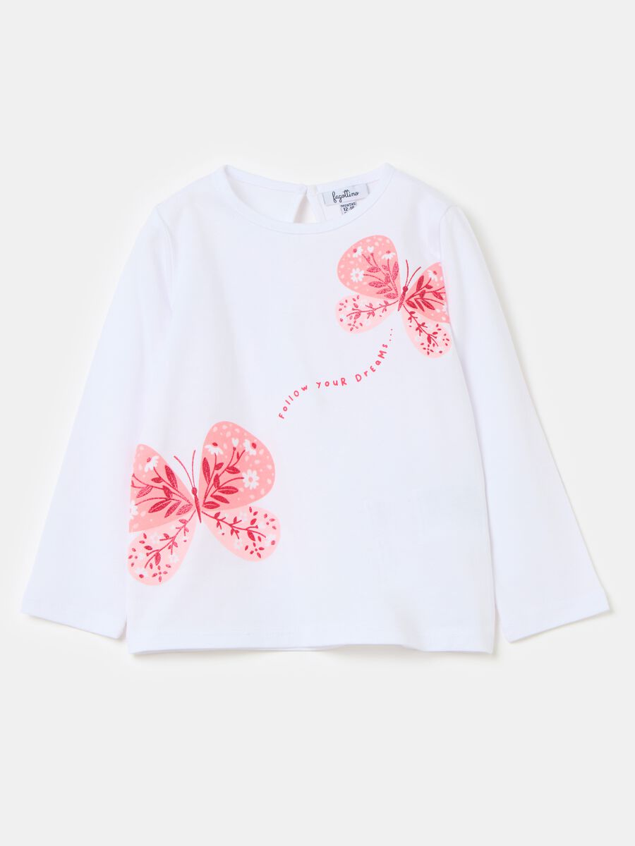 Long-sleeved T-shirt with print_0