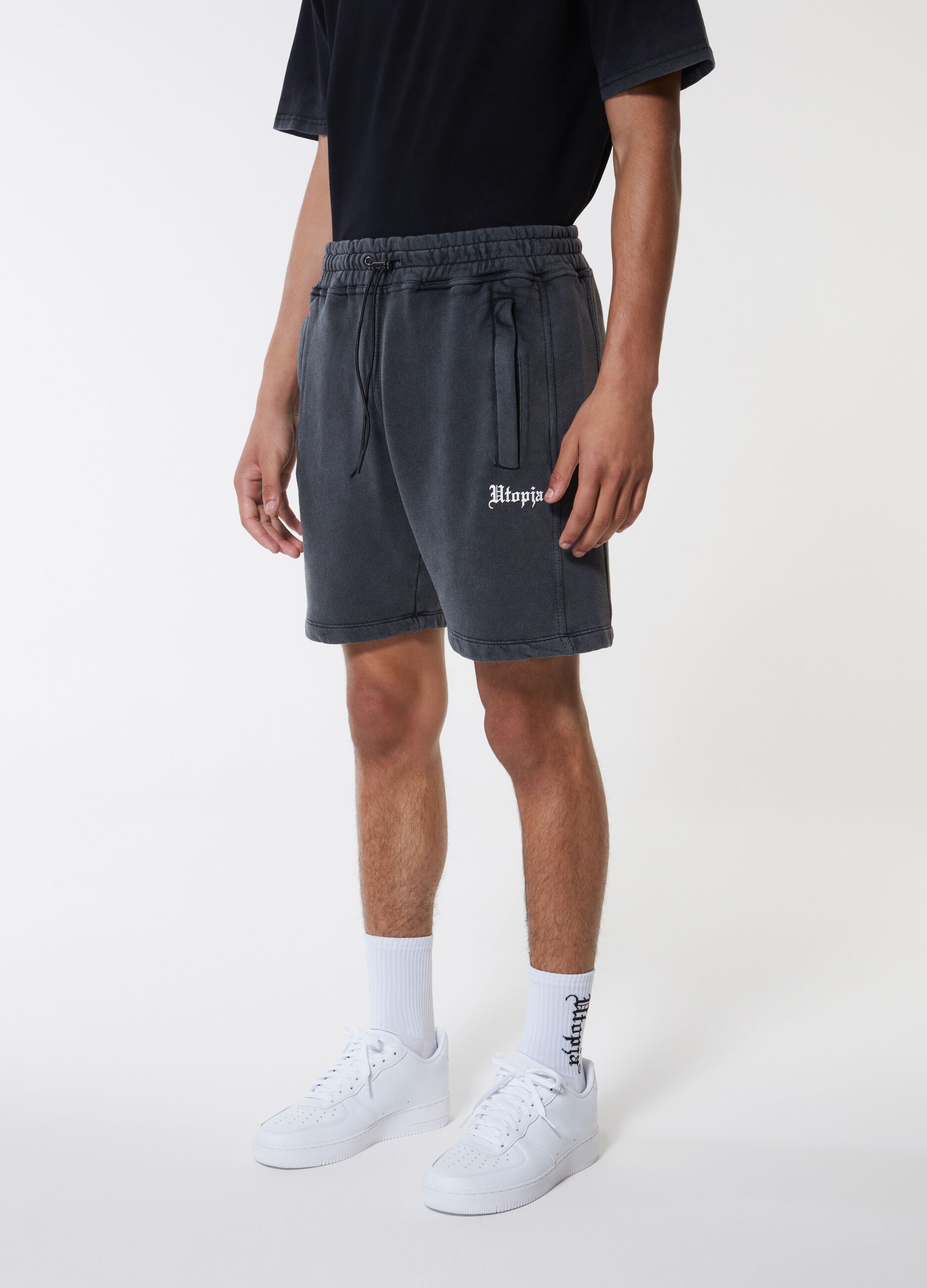 Sweat Shorts Vintage Grey_1