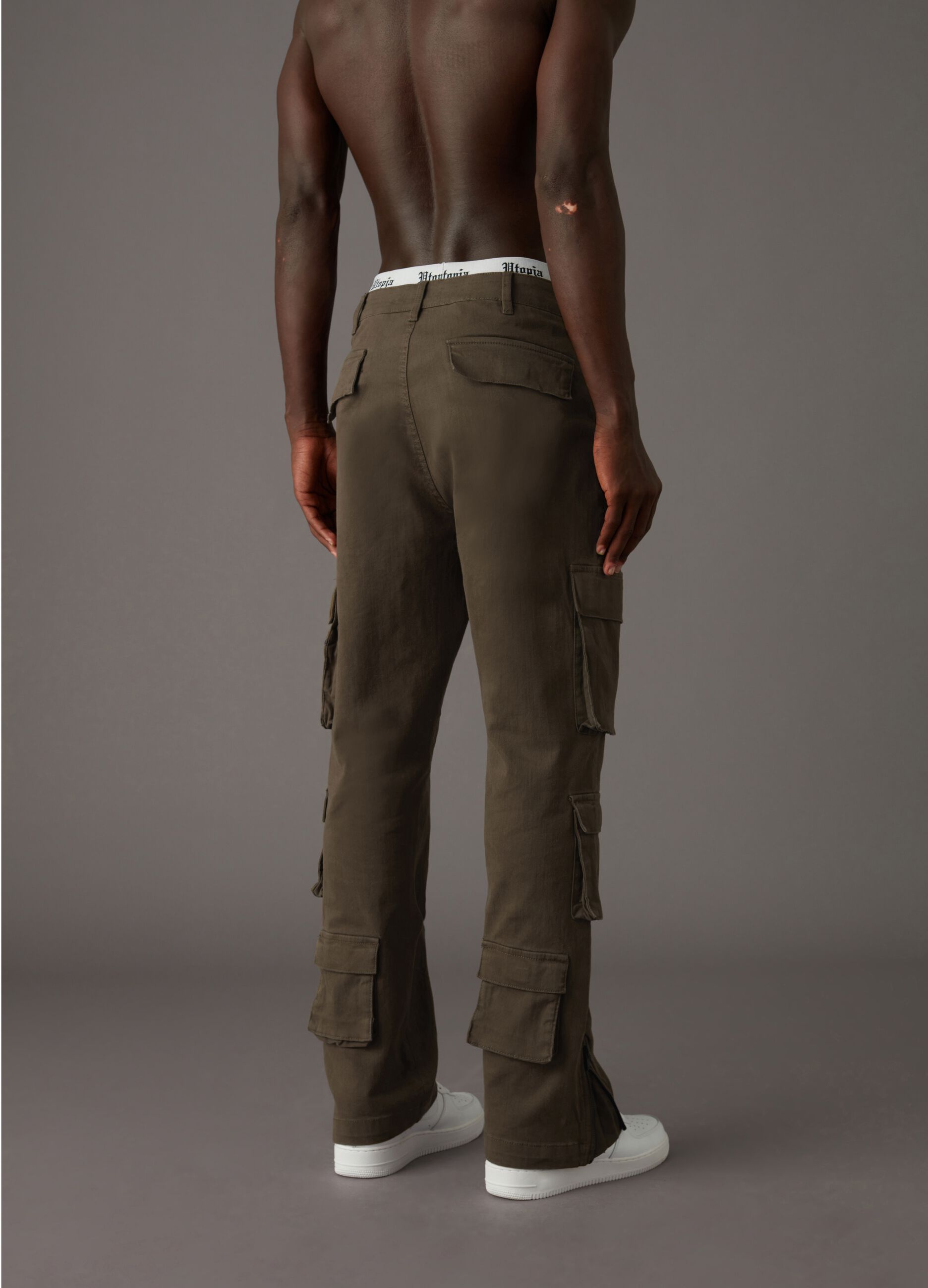 Multipocket Cargo Pants Military Green_2
