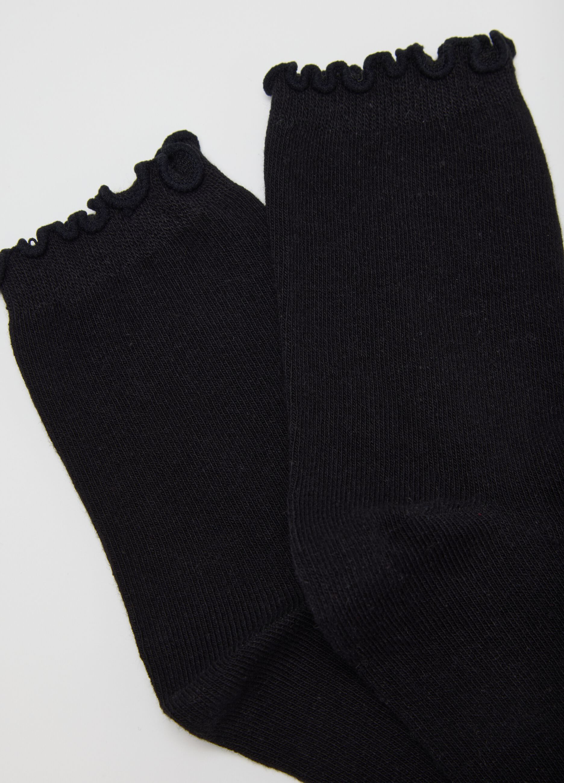Bipack di calzini in misto cotone multicolor elasticizzati
