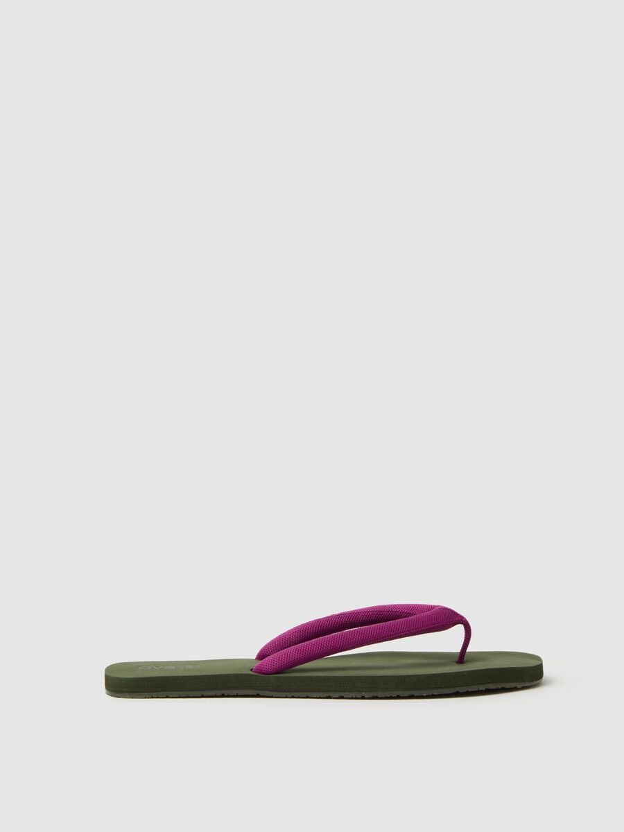 Women's multicolour flip-flops with non-slip sole_0