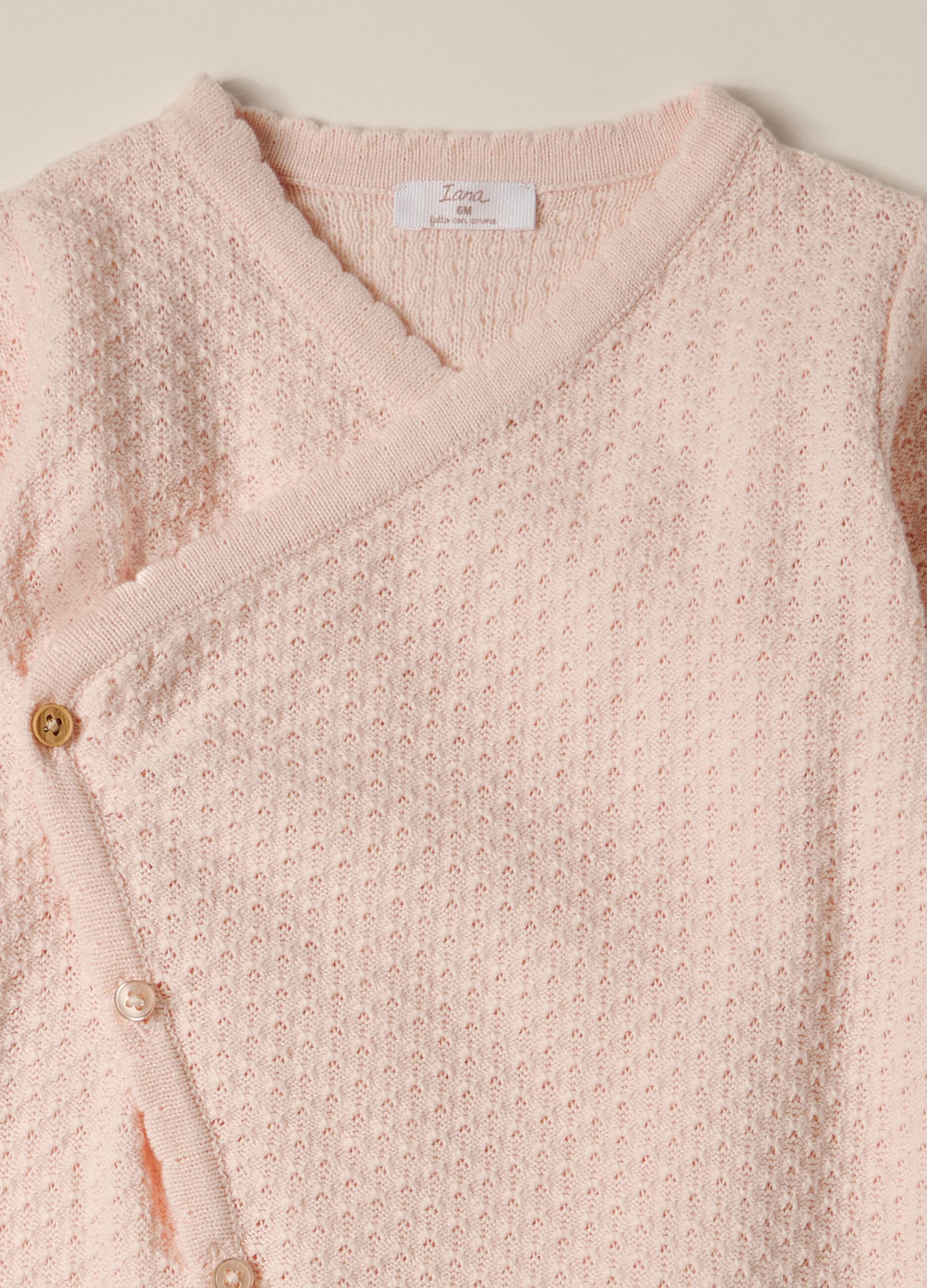 IANA newborn pure cotton playsuit