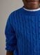Kids' blue regular fit pure cotton pullover_2