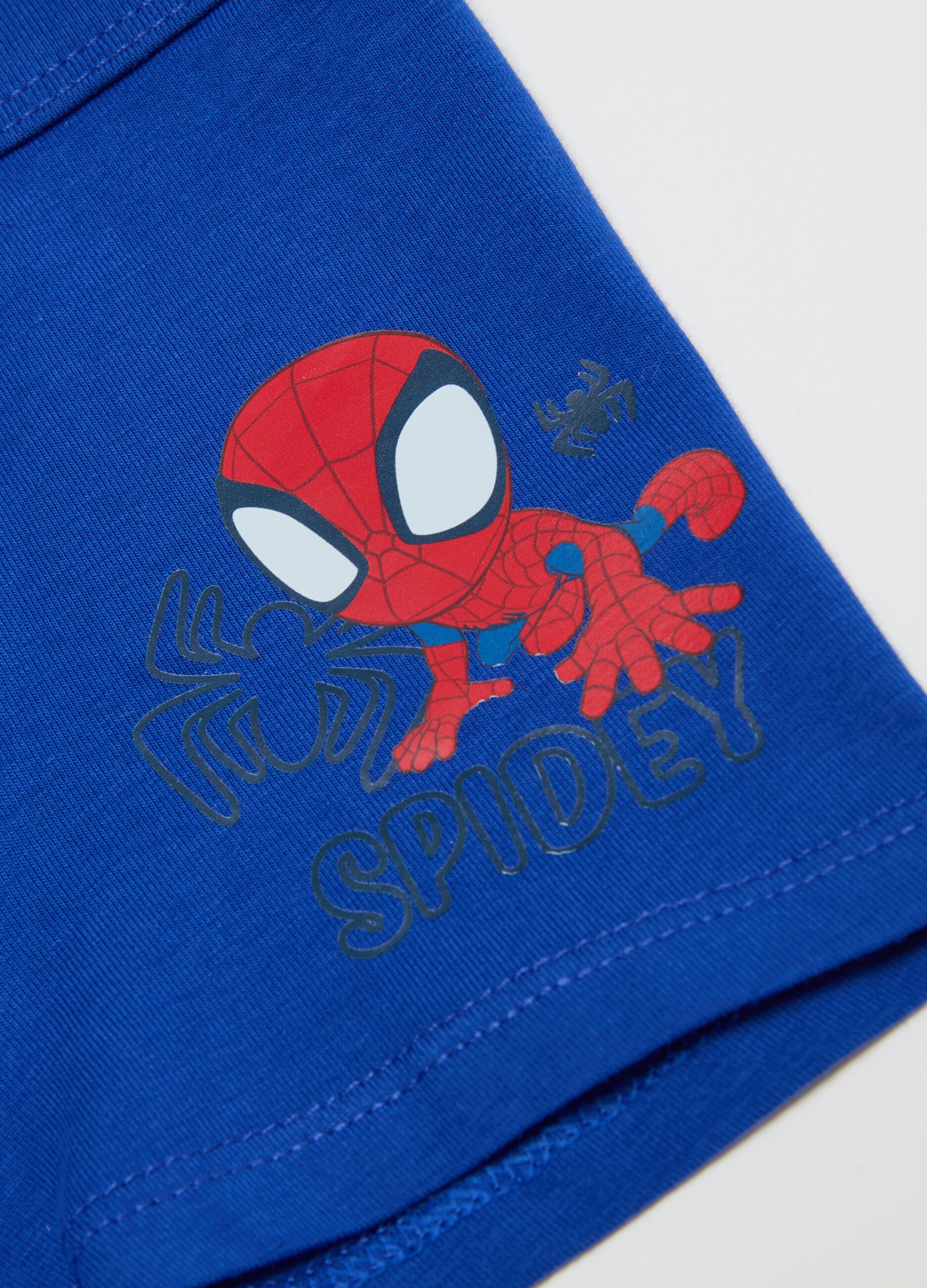 Two-pack boxer shorts in stretch cotton with Spidey print