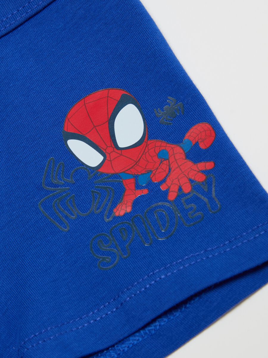 Two-pack boxer shorts in stretch cotton with Spidey print_2