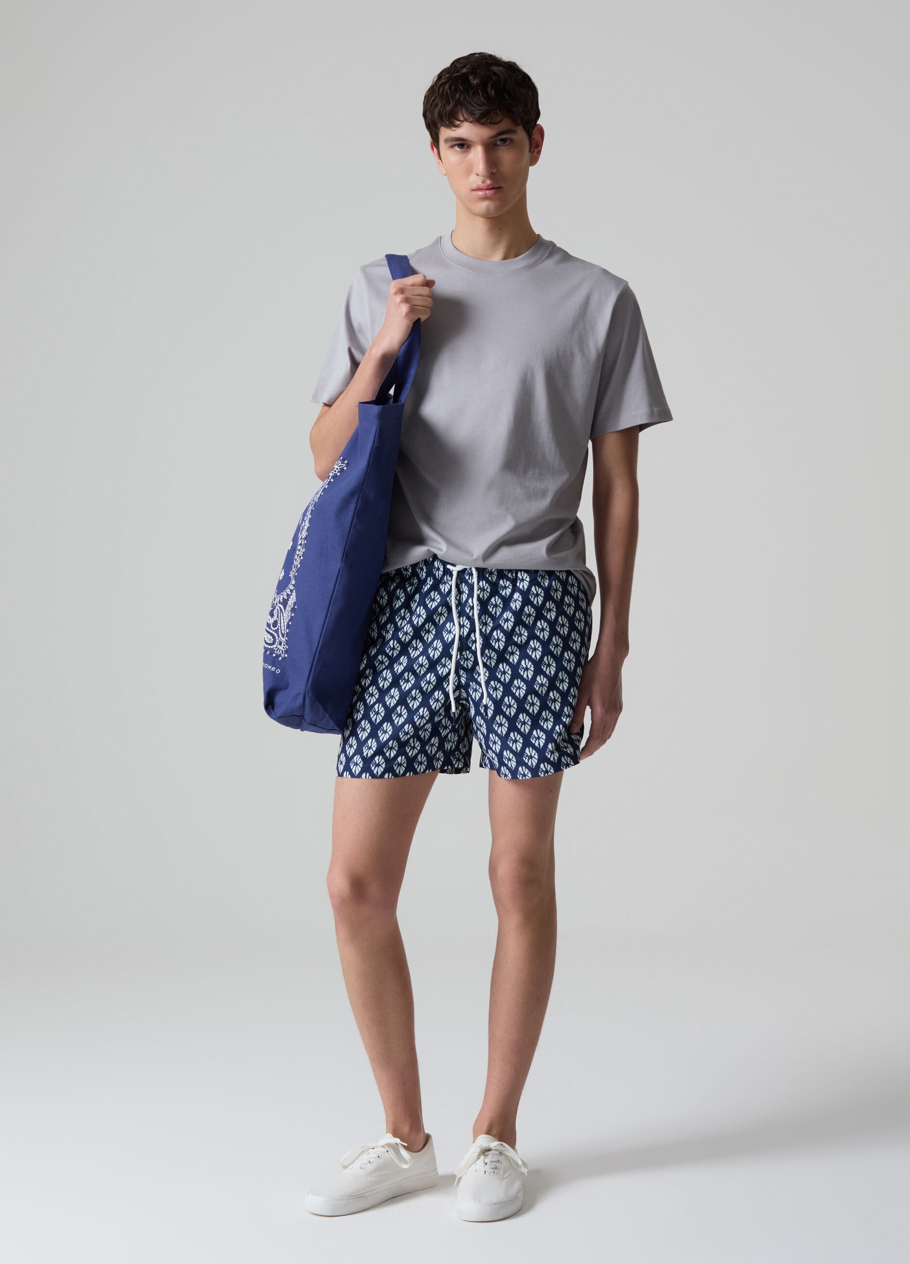 Ovs Costume bermuda stampa a rombi