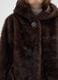 Soft Brown Coat with Hood Regular Fit_3