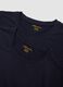 Twin pack of blue stretch microfibre T-shirts, regular fit_5
