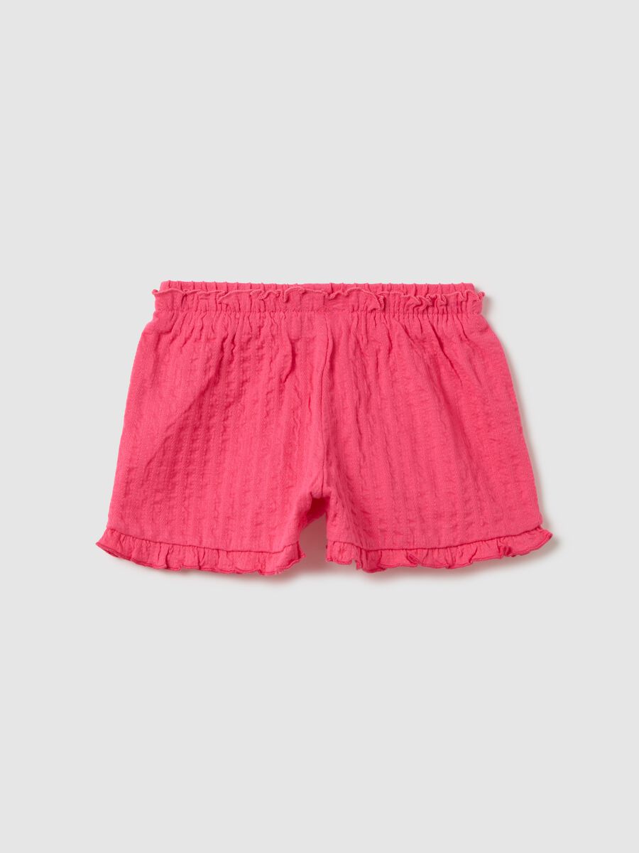 Pink Fagottino Short in Stretch Cotton_1