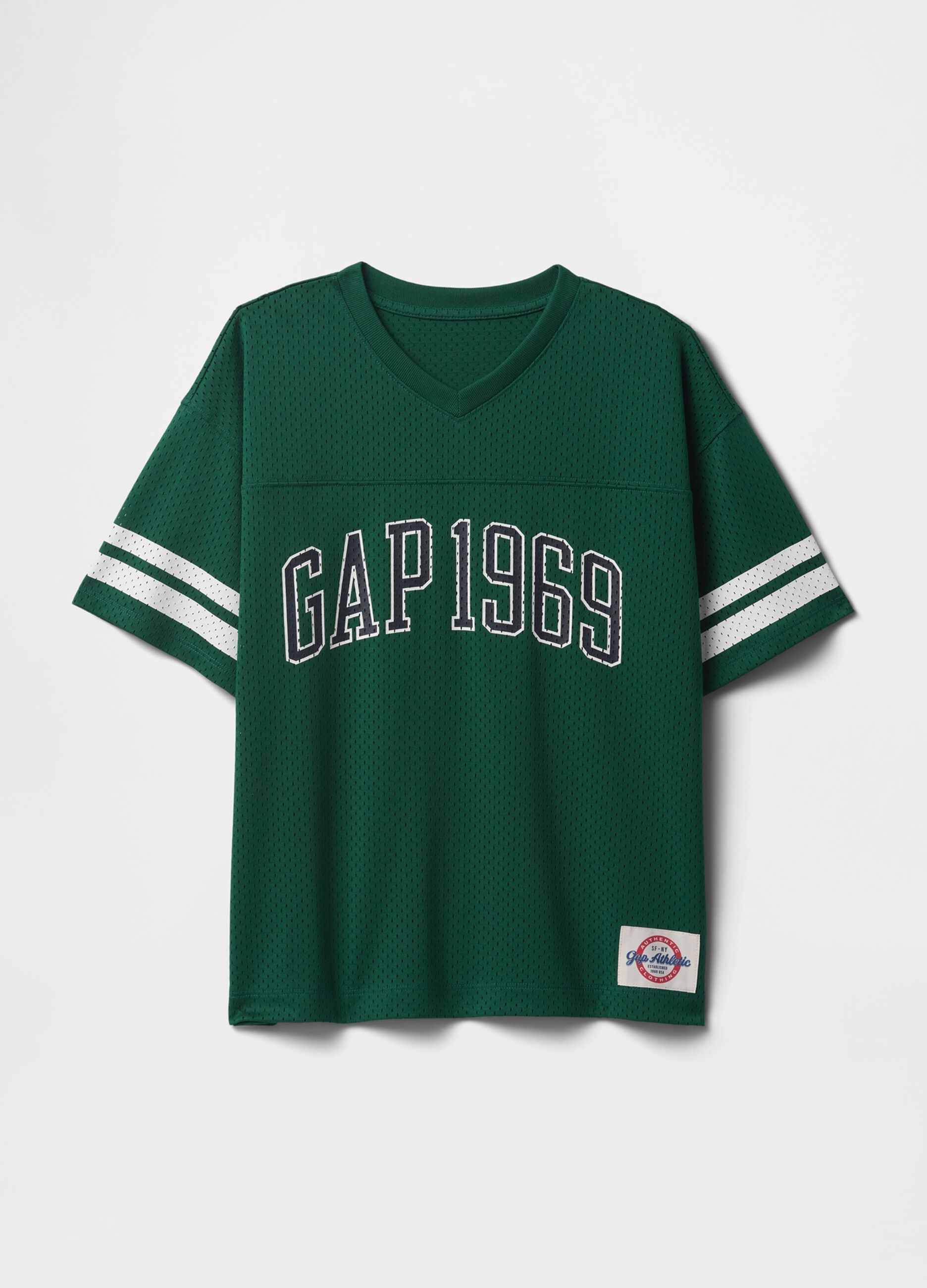 Green sports shirt with GAP 1969 logo
