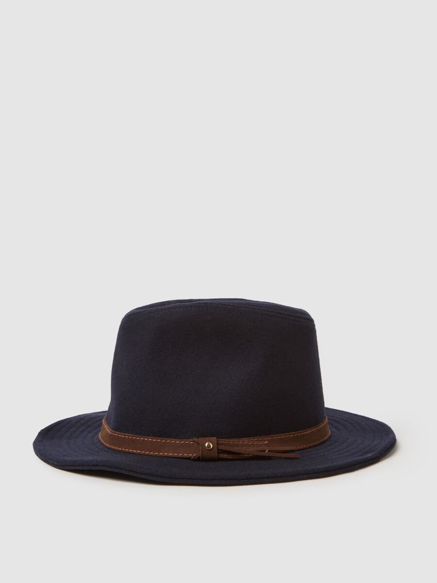 Blue Pure Wool Hat_1
