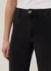 Black Stretch Cotton Wide Leg Jeans_3