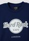 Blue pure cotton T-shirt with Hard Rock Cafe print_2