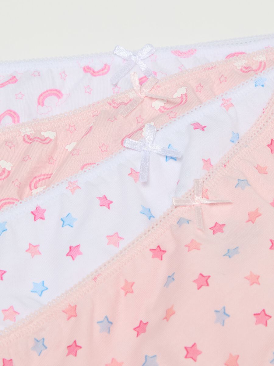 Seven-pack briefs in cotton with bow_2