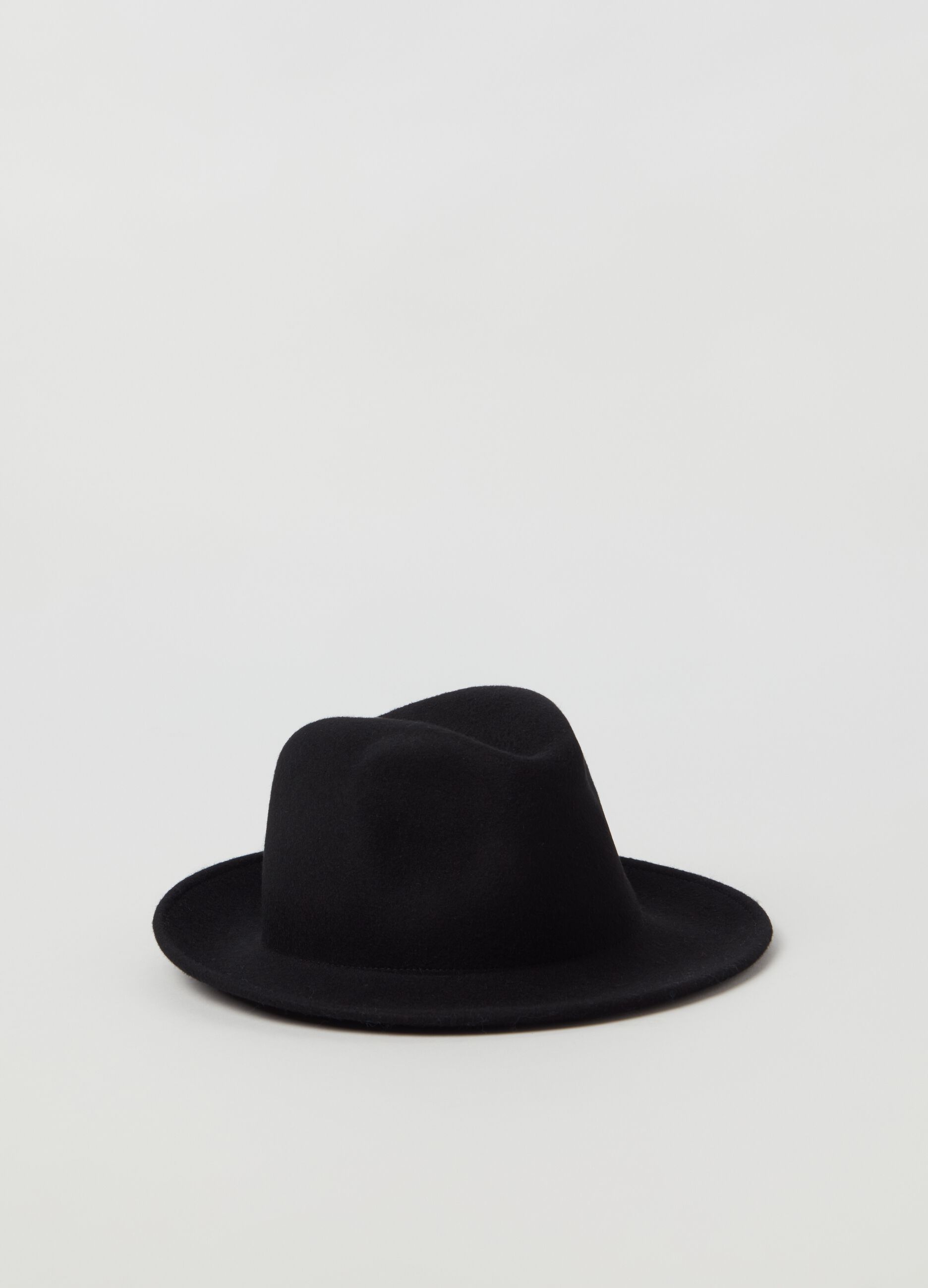 Cappello fedora in lana_0