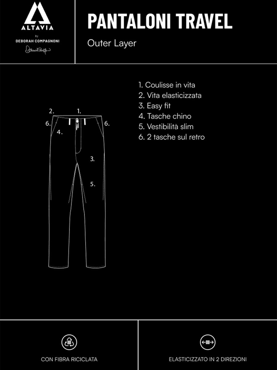 Travel Trousers ALTAVIA WITH DEBORAH COMPAGNONI_2