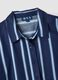 Blue striped pure cotton shirt dress_5