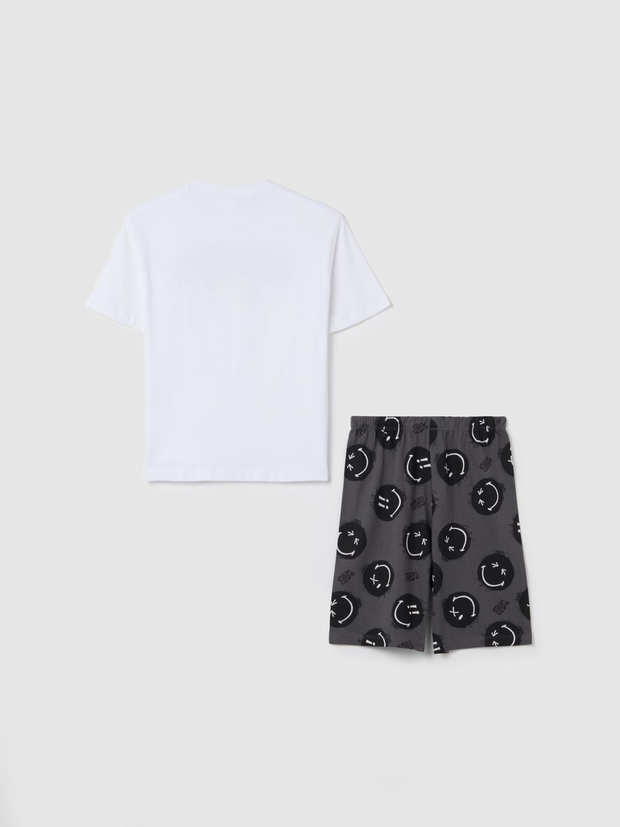 Boys' regular fit multicolour pure cotton pyjama_1