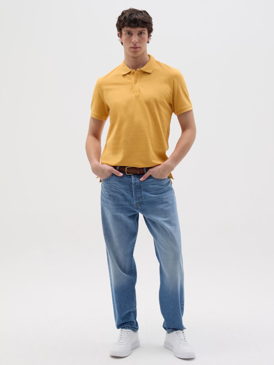 Regular-fit polo shirt in cotton_1